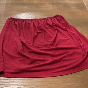 Chic Red Mini Skirt for Women